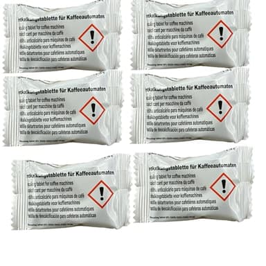 QUAILITAS Descaling Tablets [Pack of 6] Coffee Maker Descaling Tablets for Bosch Tassimo with Lime Scent, Espresso Machine Descaler Tablets for Automatic Machines – Coffee Machine Cleaning Products
