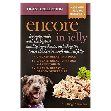 Encore Finest Collection Dog Pouch in Jelly 5 x 100g (PACK OF 4)