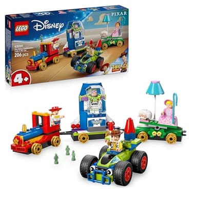 LEGO ǀ Disney and Pixar’s Toy Story Celebration Train & RC Car Toy - incl. Woody, Buzz Lightyear, Jessie & Bo Peep Minifigures - Creative Gift for 4+ Year Old Boys & Girls - 43264