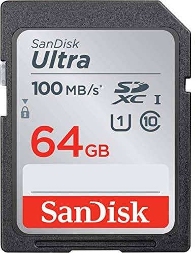 SanDisk 64GB Ultra SDXC UHS-I Memory Card - 100MB/s, C10, U1, Full HD, SD Card - SDSDUNR-064G-GN6IN (Renewed)
