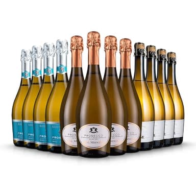 Laithwaites Prosecco Selection - Case of 12 Mixed Bottles (75cl) - Prosecco - Fresh & Light, Tasting Notes of Apples, Pears & Citrus