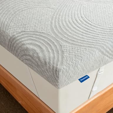 NewentorLife Memory Foam Mattress Topper with 125-Night Sleep Trail Small Double(122x190x7cm) Classic Grey