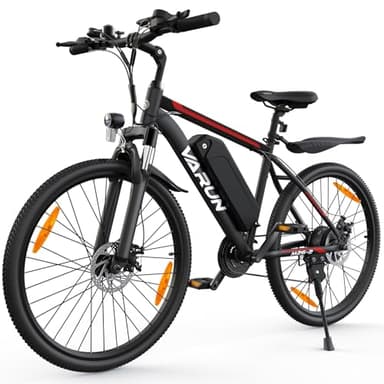 VARUN 26" Electric Bike with 48V Removable Battery, 250W Motor, E-Bike with 21 Speed Gear, 3 Riding Modes, Range Up to 70KM, Electric Mountain Bike for Adult