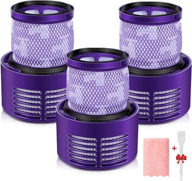 Dyson V10 Filters, 3 Pack Dyson V10 Filters for Cyclone Series, V10 Absolute, V10 Animal, V10 Total Clean, 969082-01.(3 Pack)