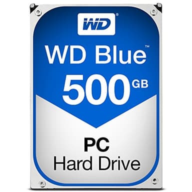 Western Digital Blue Desktop 500 GB 7200RPM SATA III 3.5-Inch PC Hard Drive - Black