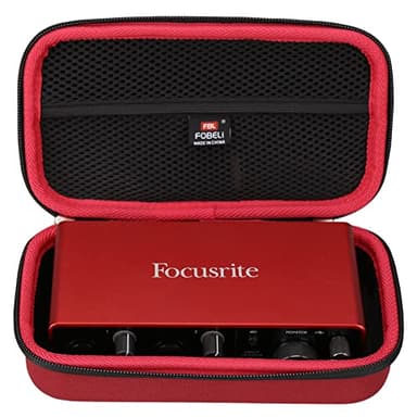 FBLFOBELI EVA Hard Storage Case Compatible with Focusrite Scarlett 2i2 3rd Gen USB Audio Interface (Case Only)