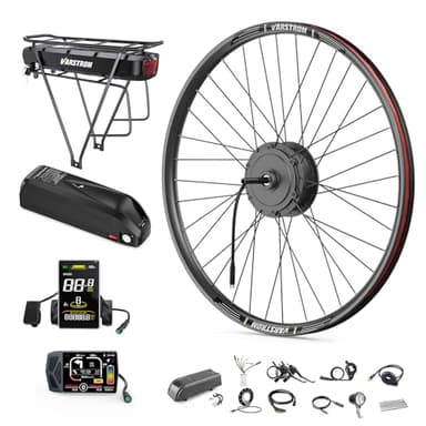 Varstrom 250W Ebike Conversion Kit 26 27.5 28 29 Inch 700C 36V Brushless Geared Rear Wheel Hub Motor Conversion Kit with Optional Ebike Battery & LCD Display & PAS Sensor