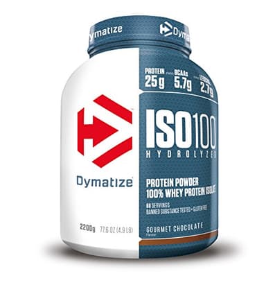 Dymatize ISO 100 Gourmet Chocolate 2,2 kg - Whey Protein Hydrolysat + Isolat Powder