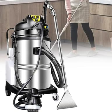 GYQSSD Carpet Cleaner Machine - 3 In 1 Deep Cleaning Extractor, For Household/Commercial Carpets, Sofas, And Curtains - Portable Stainless Steel Rug Extractor,40L