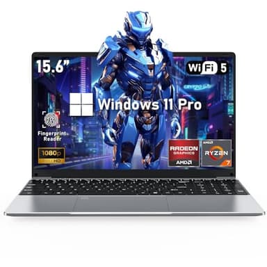 NIAKUN 15.6 Inch Gaming Laptop Notebook Computer, 16GB RAM 1TB SSD AMD Ryzen 7 5700U 8C/16T Processor (up to 4.3Ghz) Gamer Laptop Backlit Keyboard, 6000mAh, Type-C