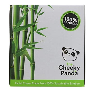The Cheeky Panda | Bamboo Facial Tissue Cube Box | 3 x 1 Box (UK)