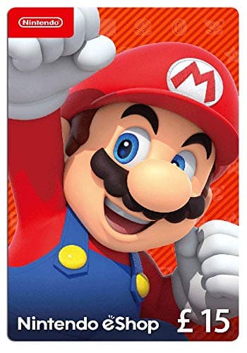 Nintendo eShop Card | 15 GBP voucher | Download Code | UK only | Switch