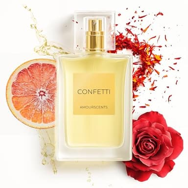 Amour Scents Halfeti - Inspired by Alternative Perfume, Extrait De Parfum, Luxurious Scent, Everyday Long Lasting Fragrance for Men & Women - Confetti (50ml)