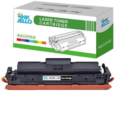 Inkjello Toner Cartridge W2200A 220A For Printer, Compatible With HP Colour LaserJet Pro 4202dn 4202dw MFP 4302dw MFP 4302fdn MFP 4302fdw MFP 4303dw MFP 4303fdn MFP 4303fdw Black(1-Pack)