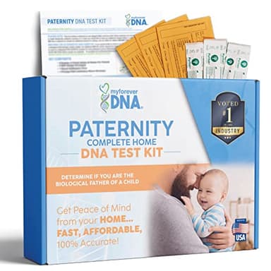 Home Paternity DNA Test Kit | 24 DNA (Genetic) Marker Test, Unmatched Accuracy | Private & Fast Results | Experience Excellence with My Forever DNA