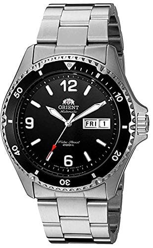 Orient Men Analogue Automatic, Hand-Winding, Hacking Movement Watch with Stainless Steel Strap FAA02001B9