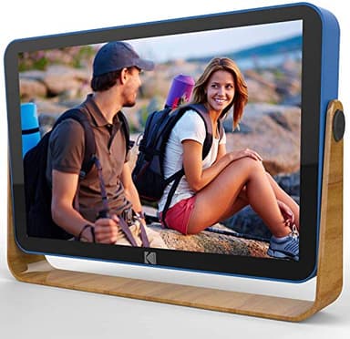 KODAK Digital Photo Frame 10 inch WiFi Digital Picture Frame with Rechargeable Battery, HD IPS Touch Screen Smart Cloud Frame with 16GB Storage, Share Photo Video Music via APP with Family Instantly