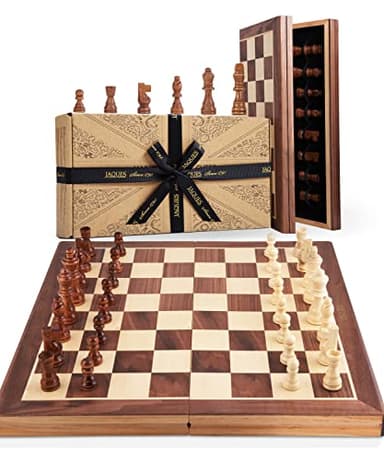 Jaques of London Large Chess Sets | 15" Chess Board | Premium Wooden Set For Adults Luxury | Chess Set For Adults with Staunton Chess Pieces | Since 1795…