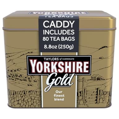 Yorkshire Gold Tea Caddy 80 Bags