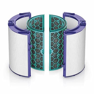 Paxanpax Air Purifier Glass HEPA & Activated Carbon Filter for Dyson HP04 Pure Hot+Cool Purifying Heater & Fan, TP04 Pure Cool Tower Fan, DP04 Pure Cool Desk Type (Pack of 2)