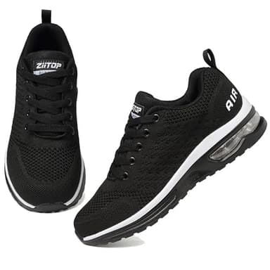 Trainers Mens Running Shoes Air Cushion Sports Shoes Casual Walking Sneakers Fashion Lightweight Breathable Athletic Sneakers Tennis Workout Gym Jogging Trainers