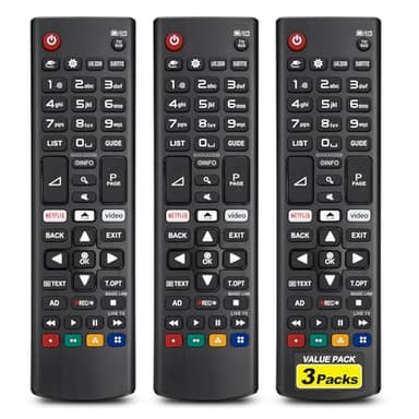 【Pack of 3】Universal for LG-TV-Remote-Control-Replacement,Compatible with All LG Smart TV Models
