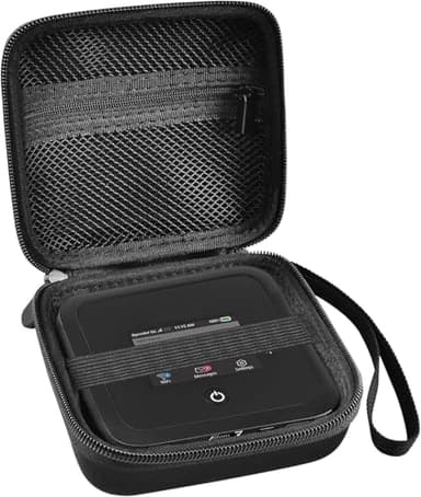 Travel Router Case Compatible with NETGEAR Nighthawk M6 Pro/ M6 M7 Pro MR6150 6500/ M5 5G MR5200 5100/ M1 M2 Mobile Hotspot. WiFi Router Storage Carrying Holder with Mesh Pocket (Box Only)