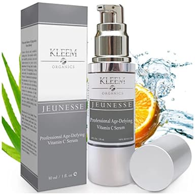 Vitamin C Serum for Face 20% – Reduces Dark Spots, Wrinkles & Blemishes – Brightens Skin For a Radiant Glow – with Hyaluronic Acid, Vitamin E & Aloe – Dermatologist-Tested Formula Made In USA