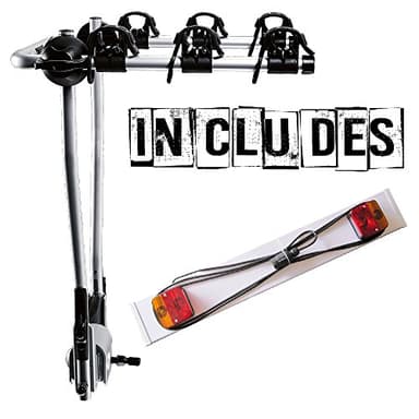 Thule 972 Cycle Carrier Towbar Mounted | Holds 3 Bikes with Trailer Board