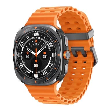 Samsung Galaxy Watch Ultra (2025), AI Smart Watch, Marine Band, Titanium Casing, Cushion Design, Quick Button, 47mm, LTE, Titanium Grey, 3 Year Samsung Extended Warranty (UK Version)