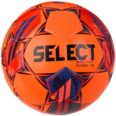 Select Brillant Super TB FIFA Quality Pro V23 Ball Brilliant Super TB Org-Red, Unisex Football Ball, Orange/Red/Blue/Black, 5