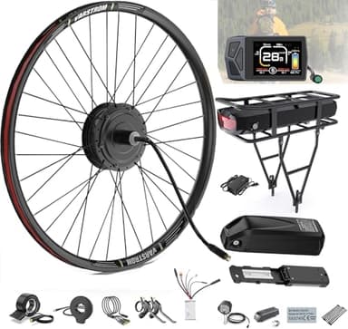 BAFANG 48V 500W Rear Hub Motor Kit 26" 27.5" 28"/29"/700C/20 Rear Wheel Electric Bike Conversion kit Ebike Conversion Kit with Optional Battery Display
