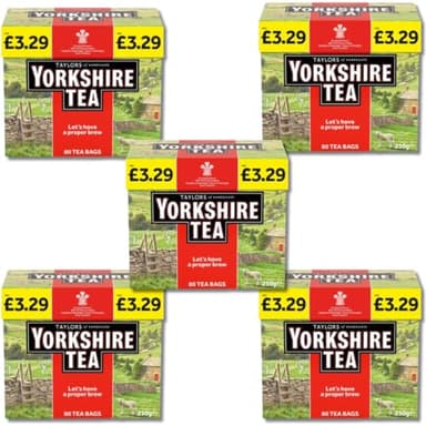 Tea Bags Of Yorkshire bulk tea packs (5x80 (total 400 bags))