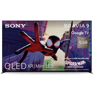 Sony BRAVIA 9 QLED (XR l Mini LED), K65XR90, 65 Inch 4K HDR Google Smart TV (2024) | Gaming Features for PlayStation 5, IMAX Enhanced, Dolby Vision Atmos, Chromecast, AirPlay, 120Hz, 5 Year Warranty