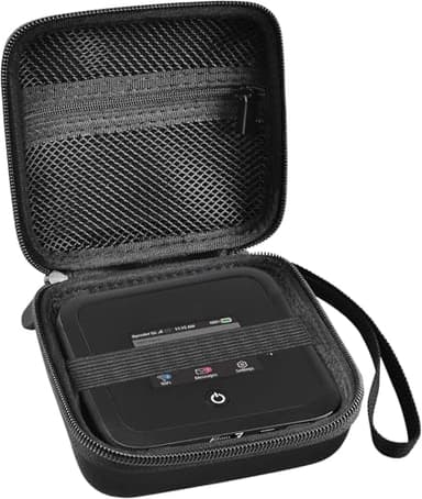 Travel Router Case Compatible with NETGEAR Nighthawk M6 Pro/ M6 M7 Pro MR6150 6500/ M5 5G MR5200 5100/ M1 M2 Mobile Hotspot. WiFi Router Storage Carrying Holder with Mesh Pocket (Box Only)