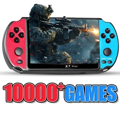 Retro Games Console, 5.5'' large HD Screen With Preloaded 15000+ Classic Handheld Videogames Console, Classic Arcade Retro Game 1800mAh Long-Lasting Battery
