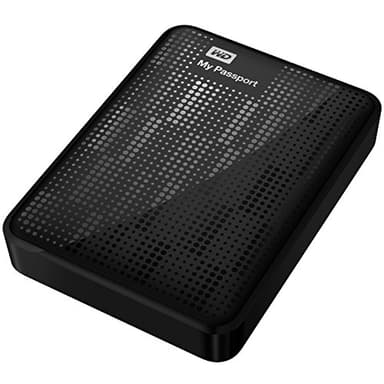 WD My Passport 2TB Portable Hard Drive - Black