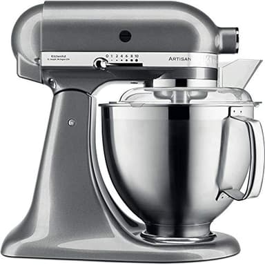 Kitchenaid 5KSM185PSBMS Artisan 4.8L Stand Mixer - Medallion Silver, 700005919