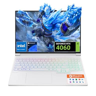Lenovo 2025 Legion 7i Gaming Laptop, NVIDIA RTX 4060, Intel i7-14700HX(Up to 5.5 GHz, Beat i9-13900HX), 16” LCD IPS WQXGA 240Hz, 64 GB DDR5 + 2 TB SSD, Wi-Fi 6E, Windows 11 Pro - MS Office Pro 2024
