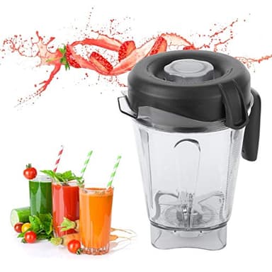 Vitamix Jug 64oz Blender Container, Blender Cup, 2L Transparent Food Blender Container with Blade Lid, Container Jug for Vitamix Blender, Blender Replacement Accessories for Vitamix Container