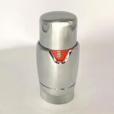 Greened House Chrome Radiator Thermostatic TRV Valve Head Replacement M30 x 1.5 Universal for All Manufacturers