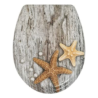 WOLTU Soft Close Toilet Seat, Heavy Duty Duroplast, Strong Adjustable Hinge Toilet Lid Cover, Toilet Seats