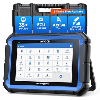 Topdon ArtiDiag Pro Car Diagnostic Tool, Bi-Directional Control, ECU/Online Coding & OE-Level Full Systems Diagnosis for 100+ Brands, 31+Maintenance Services OBD2 Scanner, 2-Year Free Update