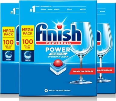 Finish Power Essential Dishwasher Tablets Regular - 300 Tabs