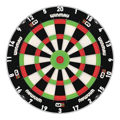 WINMAU Dart Board - Equalizer Dartboard for kids - Dual Core Technology - Professional Training Darts Board For Juniors