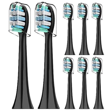 Replacement Toothbrush Heads Compatible with Philips Sonicare Toothbrush, 5500 7900 3100 4300 Plaque Defence Brush Head with Densely Clustered Bristles for Whiter Teeth - Standard Sonic Brush Heads x8