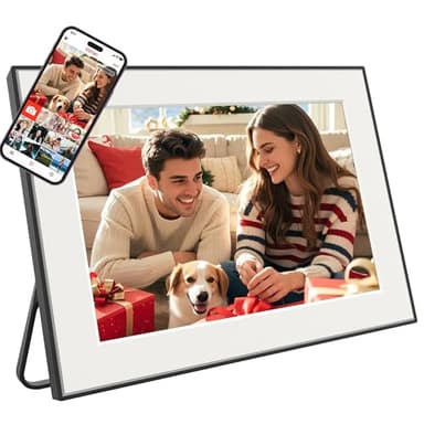 CECGAN 32GB Memory 10.1 Inch Frameo Photo Frame, WiFi Digital Picture Frame,1280x800 HD IPS Touch Screen, Auto-Rotate, Share Photos/Videos Instantly via Frameo App from Anywhere, Wall Mountable.