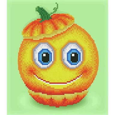 DIAMOND DOTZ Complete Diamond Facet Art Kit Sweet Pumpkin