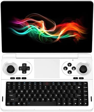 WEELIAO GPD Win Mini 2025 AMD Ryzen AI 9 HX 370, 7 Inches Mini Handheld Win 11 PC Video Game Console Gameplayer 1920X1080 Touchscreen Laptop Tablet PC (White, 32GB RAM+2TB SSD)
