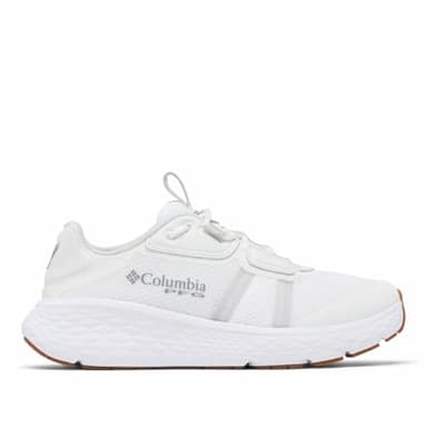 Columbia Women's Castback Tc PFG Boat Shoe, White/Silver Grey, 6 UK